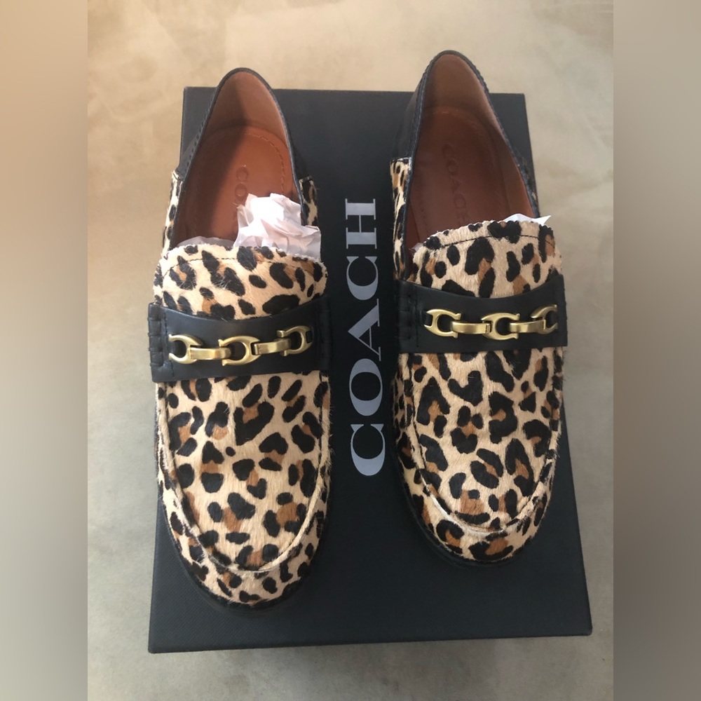 Coach Putman Leopard print Loafers